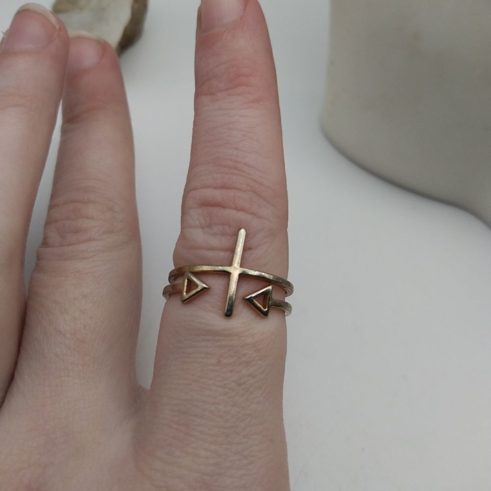 10k acid tested ring adjustable sizing‎